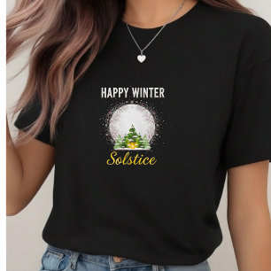 Feliz Solsticio de Invierno   Camiseta de Celebrac