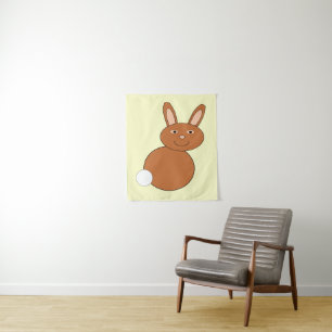 Feliz Tapiz de Conejo de Pascua