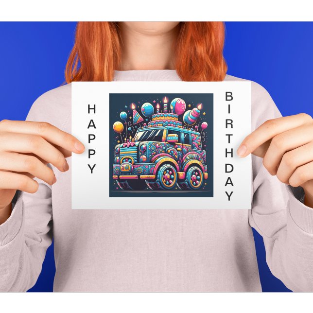 FELIZ TARJETA DE AUTO DE GUAY DE CUMPLEAÑOS (Subido por el creador)