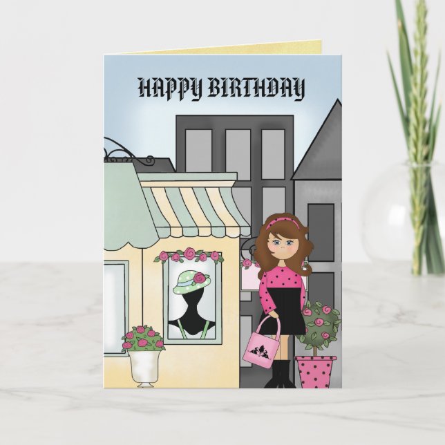 FELIZ Tarjeta de cumpleaños (Anverso)