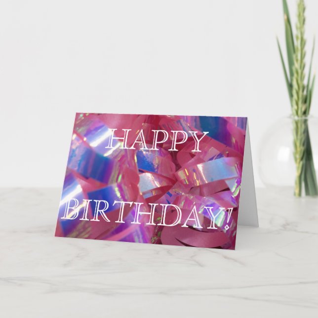 FELIZ tarjeta de cumpleaños (Anverso)