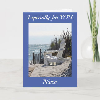 ***FELIZ TARJETA DE ESTILO PLAYA DEL CUMPLEAÑOS NI