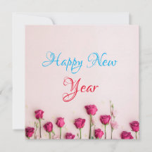 FELIZ Tarjeta de felicitación de Año Nuevo
