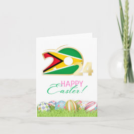 Feliz Tarjeta de felicitación de Pascua 2024 "Guya