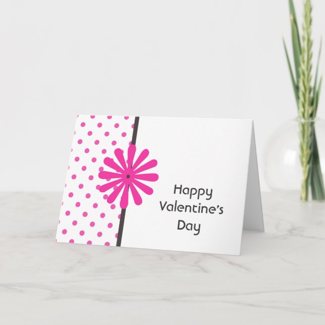 Feliz tarjeta de felicitación de San Valentín. (Anverso)