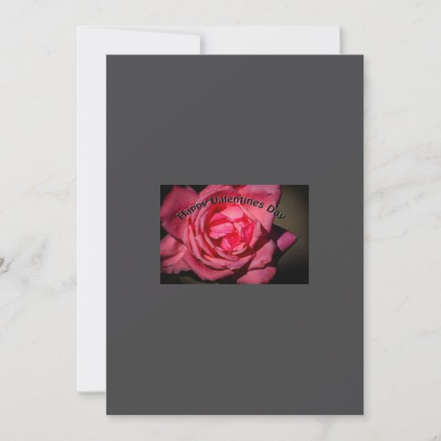 Feliz tarjeta de felicitación de San Valentín (Anverso)