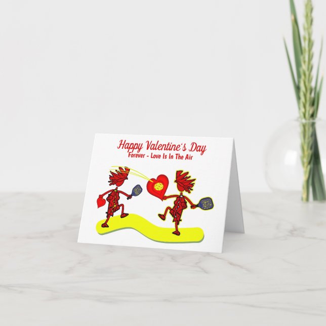 Feliz tarjeta de felicitación de San Valentín (Anverso)
