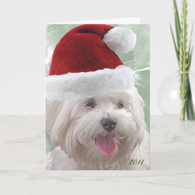 Feliz tarjeta de felicitación maltesa del navidad (Anverso)