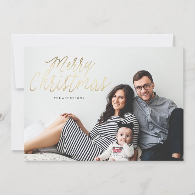 FELIZ tarjeta de felicitación para navidades de fo (Anverso)