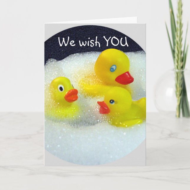 FELIZ TARJETA DE GRUPO QUACKY PARA 40° (Anverso)