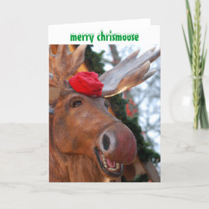 Feliz tarjeta de Navidad de Chrismoose
