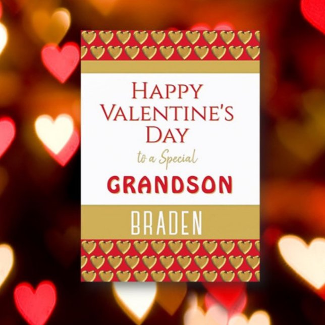 Feliz tarjeta de nieto de San Valentín (Subido por el creador)