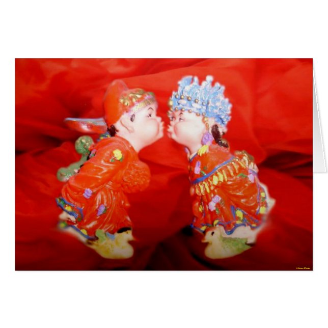 Feliz tarjeta de pareja casada (Anverso (Horizontal))