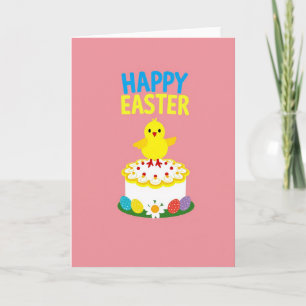 Feliz tarjeta de pastel para principiante de prima