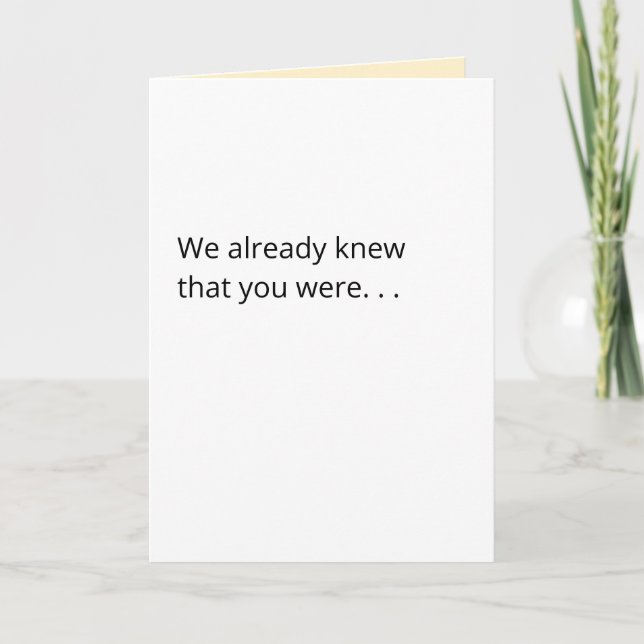 Feliz tarjeta de presentación para los felicitacio (Anverso)