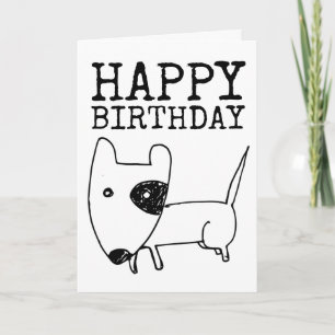 FELIZ TARJETA DE RECIBIMIENTO DE PERRO ANIMAL FIES