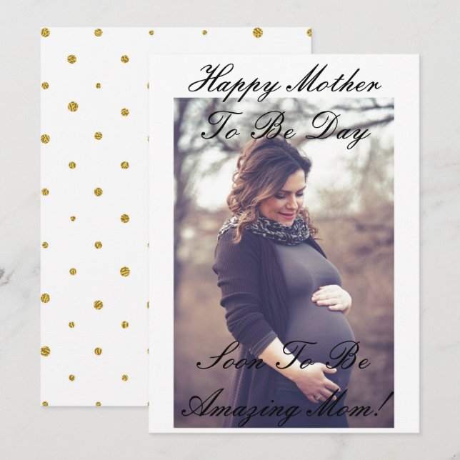 FELIZ TARJETA DE SALUD DEL DÍA DE LA MADRE (Anverso / Reverso)