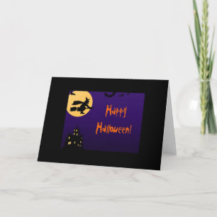Feliz tarjeta de saludo de Halloween