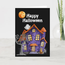 Feliz tarjeta de saludo de Halloween