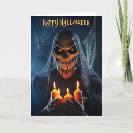 Feliz tarjeta de saludo de Halloween