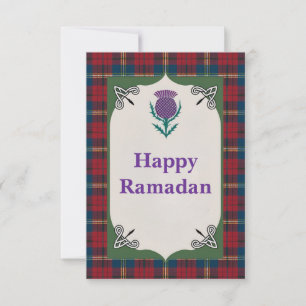 Feliz tarjeta de saludo de Ramadán