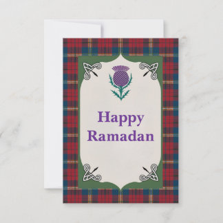 Feliz tarjeta de saludo de Ramadán