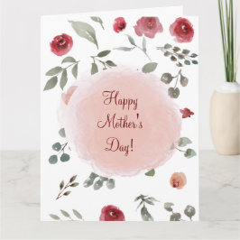 FELIZ TARJETA DEL DÍA DE LA MADRE (ROSAS)