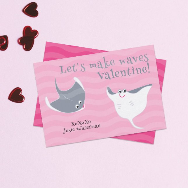 Feliz tarjeta El día de San Valentín de Stingrays  (Subido por el creador)