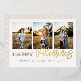 Feliz tarjeta familiar de Collage de fotos Valenti