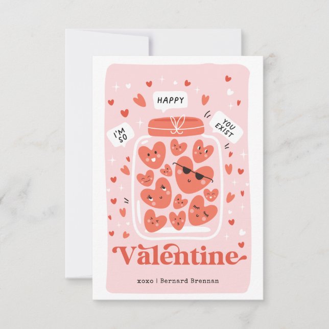 Feliz tarjeta fotográfica de San Valentín (Anverso)