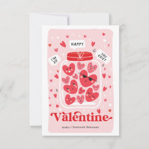 Feliz tarjeta fotográfica de San Valentín