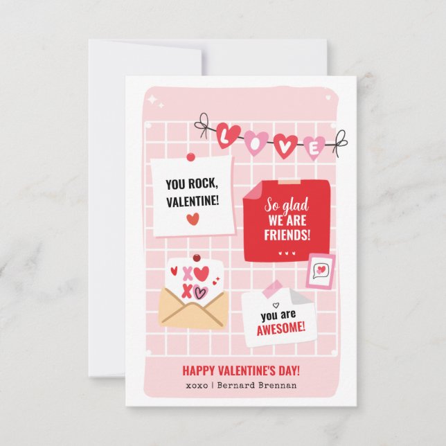 Feliz tarjeta fotográfica de San Valentín (Anverso)