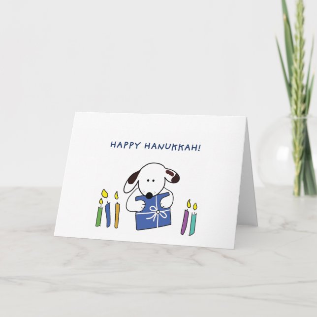 Feliz tarjeta Hanukkah Tarjeta de felicitación de  (Anverso)