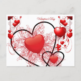 Feliz tarjeta postal del Día de San Valentín