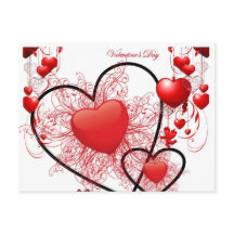 Feliz tarjeta postal del Día de San Valentín
