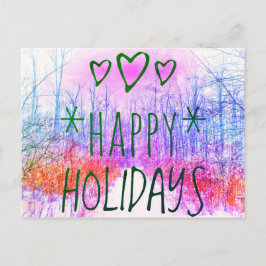 FELIZ TARJETA POSTCARD DE LA RUTA DE INVIERNO DE V