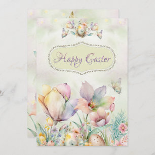 Feliz Tarjeta Sofisticada de Pascua