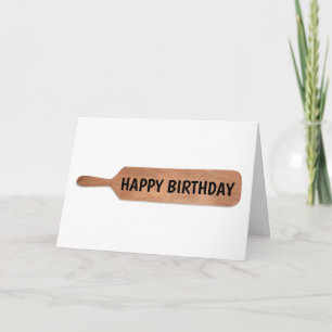 FELIZ TARJETAS DE PADDLE DE CUMPLEAÑOS