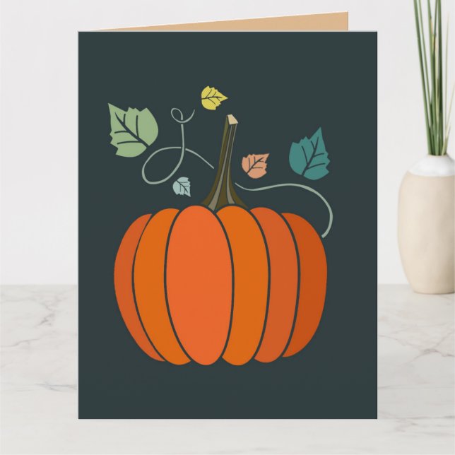 FELIZ TARJETAS DE RECIBIMIENTO DE OTOÑO DE OTOÑO (Anverso)
