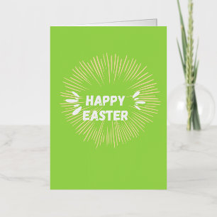 Feliz texto de Pascua al verde