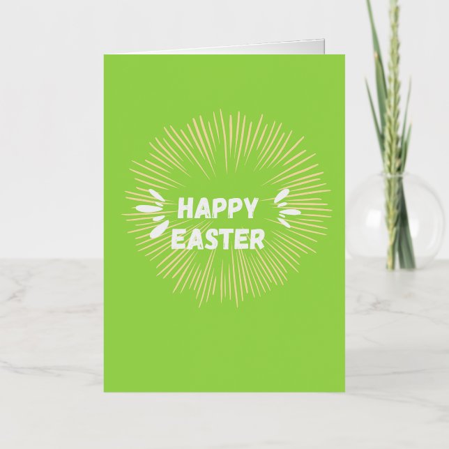 Feliz texto de Pascua al verde (Anverso)
