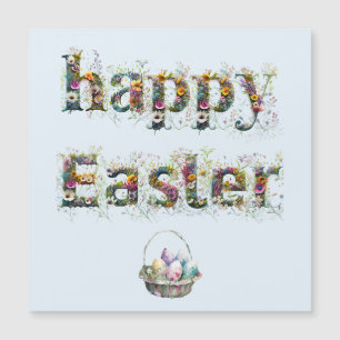 Feliz texto decorativo de Pascua
