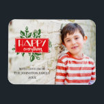 Feliz Todo | Imán fotográfico Personalizado<br><div class="desc">Por favor,  reemplace la imagen de plantilla con una foto propia antes de comprarla.</div>