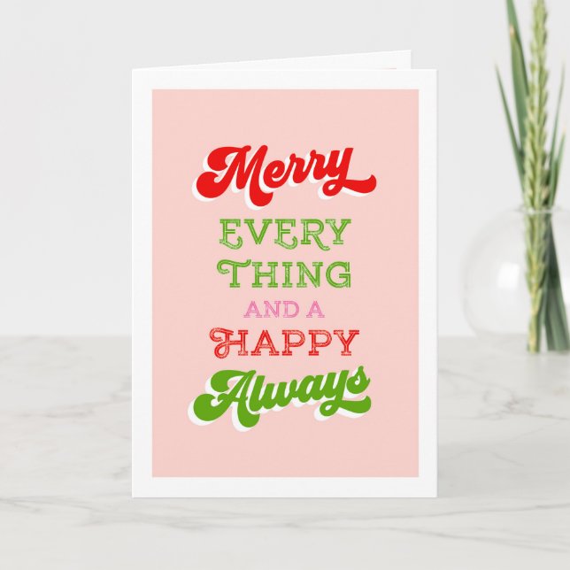 FELIZ TODO Y SIEMPRE TARJETA FELIZ DEL DÍA DE (Anverso)