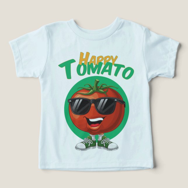Feliz tomate - Celebración del Día Mundial del Veg (Diseño delantero )