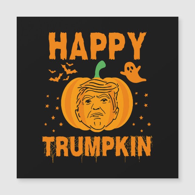 Feliz Trumpkin vuelve a hacer grande a Halloween (Anverso)