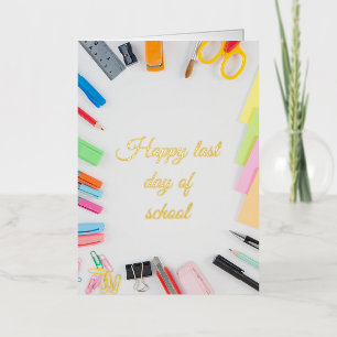 Feliz Último Día De Colegio Estudiante De Verano