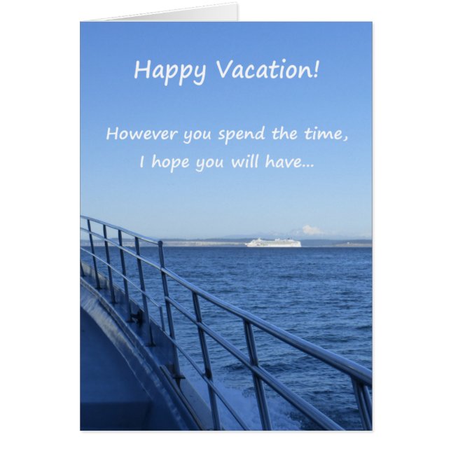 ¡Feliz Vacaciones! (Frente)
