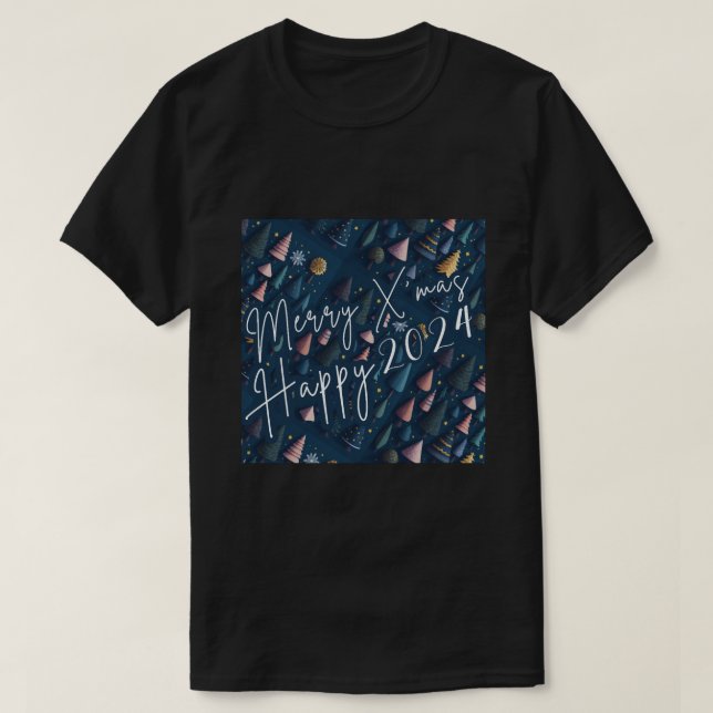 Feliz X&amp;39;mas, feliz camiseta clásica 2024 (Diseño del anverso)