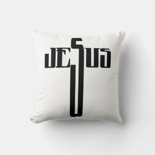 Feliz y bendecido Cojín decorativo de Pascua